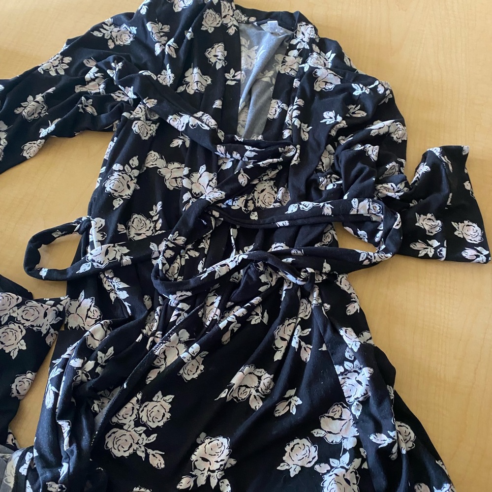 A 3 piece pj and robe set…